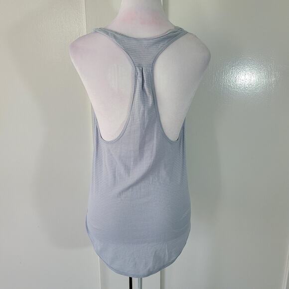 Lululemon athletica Size EST 2 105 F Singlet Racerback Tank Blue Micro Stripe - Picture 2 of 6